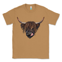 Toasted Coconut Black highland cow Classic Tee - RanaPortraitStore