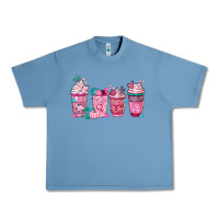 Pebble Blue Breast Cancer Coffee Cups Urban Heavy Tee - FaDigitalArtStudio