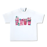 White Breast Cancer Coffee Cups Urban Heavy Tee - FaDigitalArtStudio