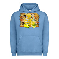 Pigment Pebble Blue life is short make it sweet Urban Hoodie - JahusDesignShop