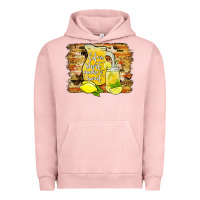 Pigment Salmon life is short make it sweet Urban Hoodie - JahusDesignShop