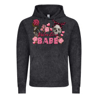 Vintage Black Valentine Babe Valentine's Day Skull Vintage Hoodie - FaDigitalArtStudio