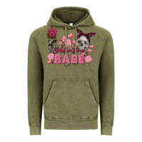 Vintage Olive Valentine Babe Valentine's Day Skull Vintage Hoodie - FaDigitalArtStudio