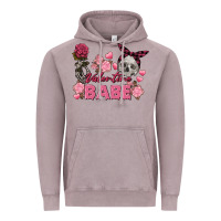 Vintage Zinc Valentine Babe Valentine's Day Skull Vintage Hoodie - FaDigitalArtStudio