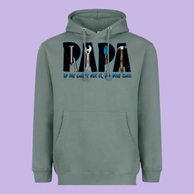 If He Can't Fix It No One Can Heavyweight Hoodie Designed By Jahusdesignshop
