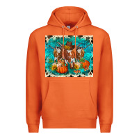 Carrot fall longhorn cows Premium Hoodie - RanaPortraitStore