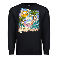 Black salt water sunshine Premium Sweatshirt - JahusDesignShop