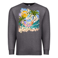 Charcoal Heather salt water sunshine Premium Sweatshirt - JahusDesignShop