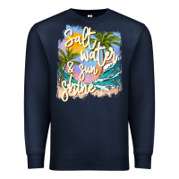Navy salt water sunshine Premium Sweatshirt - JahusDesignShop