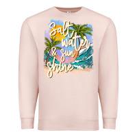 Pale Pink salt water sunshine Premium Sweatshirt - JahusDesignShop