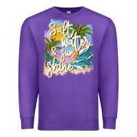 Purple salt water sunshine Premium Sweatshirt - JahusDesignShop