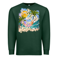 Sports Green salt water sunshine Premium Sweatshirt - JahusDesignShop