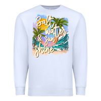 White salt water sunshine Premium Sweatshirt - JahusDesignShop