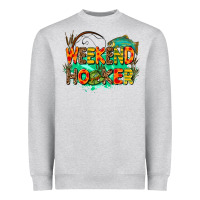 Heather Grey weekend hooker Heavyweight Sweatshirt - AdoDesignShop