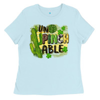 Baby Blue St. Patrick's Un pinch able Ladies Tee - CowGirlArtShop
