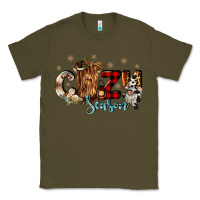 Army Green cozy season Classic Tee - CowGirlArtShop