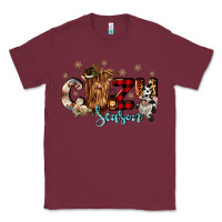 Burgundy cozy season Classic Tee - CowGirlArtShop