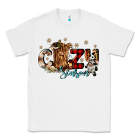 White cozy season Classic Tee - CowGirlArtShop