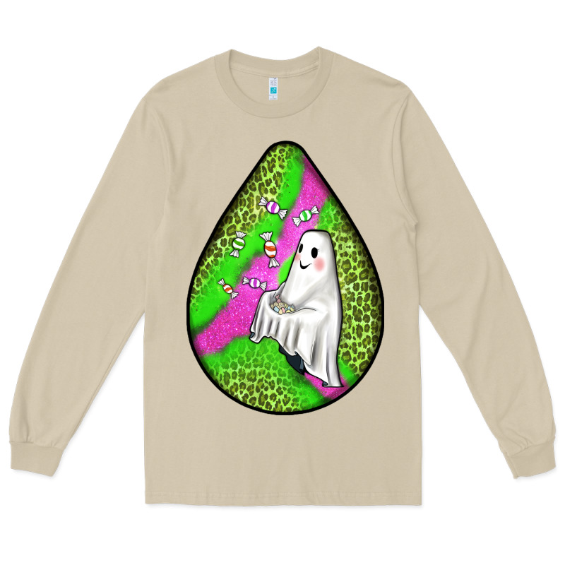 Halloween Ghost Teardrop Long Sleeve Tee by BundleAndBundleShop | Teevron