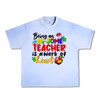 Grape Ice Being an au some teacher is a work of the heart Urban Heavy Tee - FaDigitalArtStudio