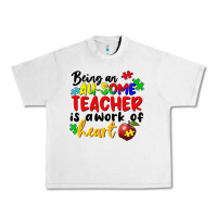 Lunar Rock Being an au some teacher is a work of the heart Urban Heavy Tee - FaDigitalArtStudio
