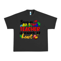 Pigment Black Being an au some teacher is a work of the heart Urban Heavy Tee - FaDigitalArtStudio