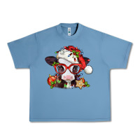 Pebble Blue Christmas baby cow Urban Heavy Tee - Jasminsmagicworld