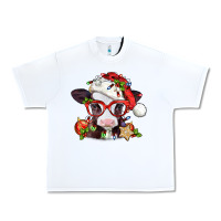 White Christmas baby cow Urban Heavy Tee - Jasminsmagicworld