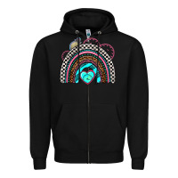 Black race rainbow Zipper Hoodie - AdoDesignShop