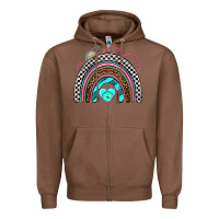 Chestnut race rainbow Zipper Hoodie - AdoDesignShop