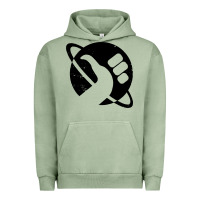 Pigment Oil Green hitchhike Urban Hoodie - baoMotion
