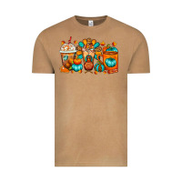 Vintage Camel Thanksgiving Coffee Cups Vintage Tee - FaDigitalArtStudio