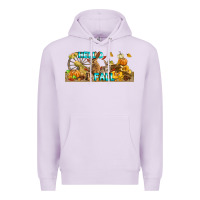 Lilac Hello Fall Rabbit Premium Hoodie - LillyAllenDesigns