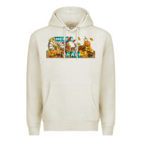 Oatmeal Heather Hello Fall Rabbit Premium Hoodie - LillyAllenDesigns