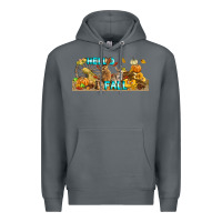 Rock Hello Fall Rabbit Premium Hoodie - LillyAllenDesigns
