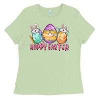 Matcha Happy Easter Nurse eggs Easter Day Ladies Tee - CowGirlArtShop