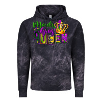 Cloud Black mardi gras queen Vintage Hoodie - FaDigitalArtStudio