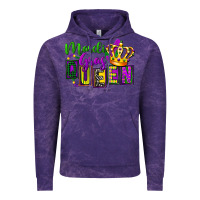 Cloud Purple mardi gras queen Vintage Hoodie - FaDigitalArtStudio
