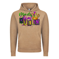 Vintage Coffee mardi gras queen Vintage Hoodie - FaDigitalArtStudio