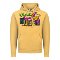 Vintage Mustard mardi gras queen Vintage Hoodie - FaDigitalArtStudio
