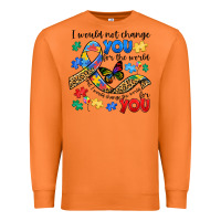 Carrot i would not change you autism Premium Sweatshirt - JahusDesignShop