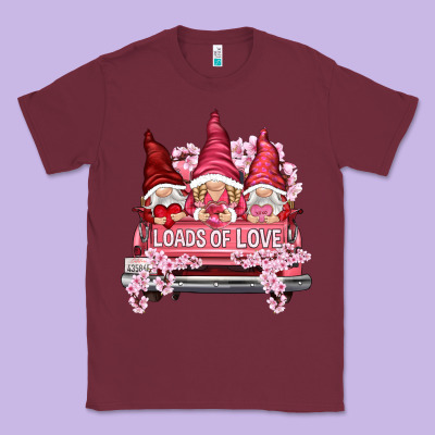 Loads Of Love With Flowers Valentine's Day Classic Tee Designed By Howdyjamesfarm