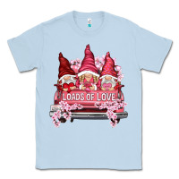 Dusty Blue Loads of love with flowers Valentine's Day Classic Tee - HowdyJamesFarm