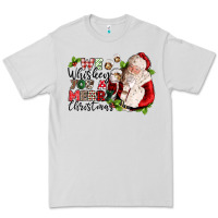 Dove Grey we whiskey you a merry christmas Premium Tee - CowGirlArtShop