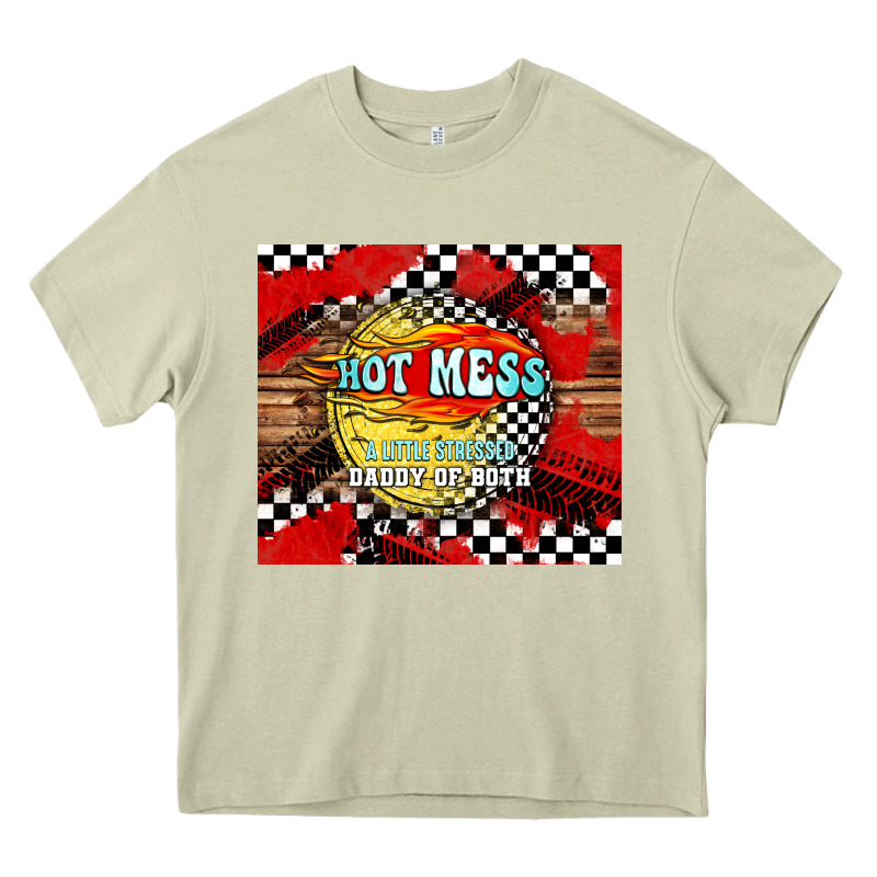 Hot Mess Daddy Of Both Heavy Core Tee by TumblerDesignByShophia | Teevron