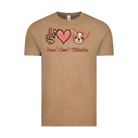 Peace Love Chihuahua Vintage Tee | Teevron