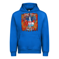 Cobalt just here for the ice Urban Hoodie - JahusDesignShop