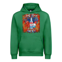 Emerald just here for the ice Urban Hoodie - JahusDesignShop