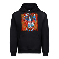 Foreset Green just here for the ice Urban Hoodie - JahusDesignShop
