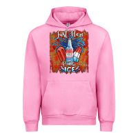 Fuchsia Pink just here for the ice Urban Hoodie - JahusDesignShop